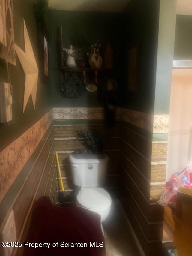 445 Bush Rd, Montrose, PA 18801 - bathroom featuring a wainscoted wall
