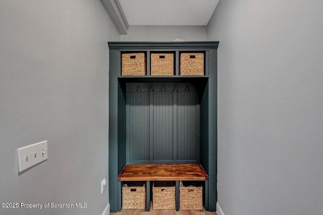 1015 Circle Green Dr Unit L 25, South Abington Twp, PA 18411 - mudroom with baseboards and wood finished floors