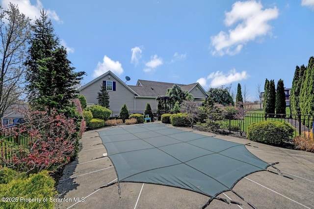 1015 Circle Green Dr Unit L 25, South Abington Twp, PA 18411 - view of swimming pool featuring a patio