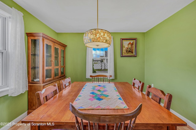 115 Marion St, Old Forge, PA 18518 - dining space with baseboards