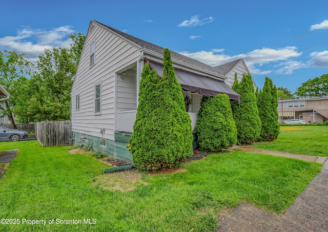 115 Marion St, Old Forge, PA 18518 - view of side of home featuring a shingled roof