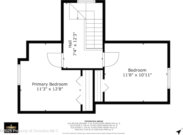 115 Marion St, Old Forge, PA 18518 - floor plan / room layout