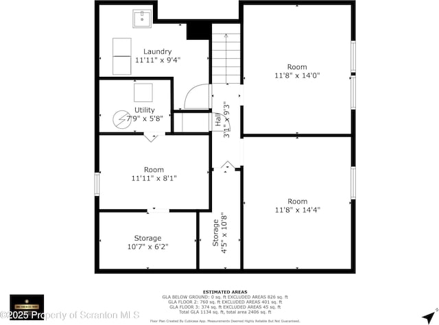 115 Marion St, Old Forge, PA 18518 - property floor plan