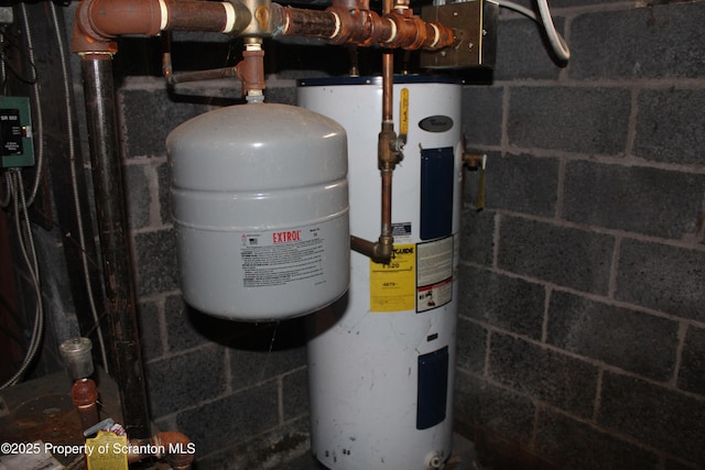 utilities featuring electric water heater