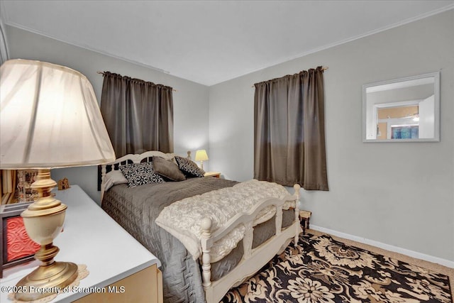 13 S Lehigh River Dr, Clifton Twp, PA 18424 - carpeted bedroom with baseboards and ornamental molding