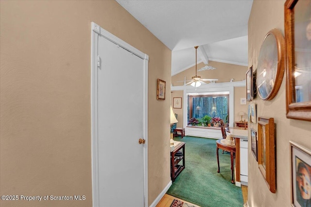 13 S Lehigh River Dr, Clifton Twp, PA 18424 - hallway with carpet floors