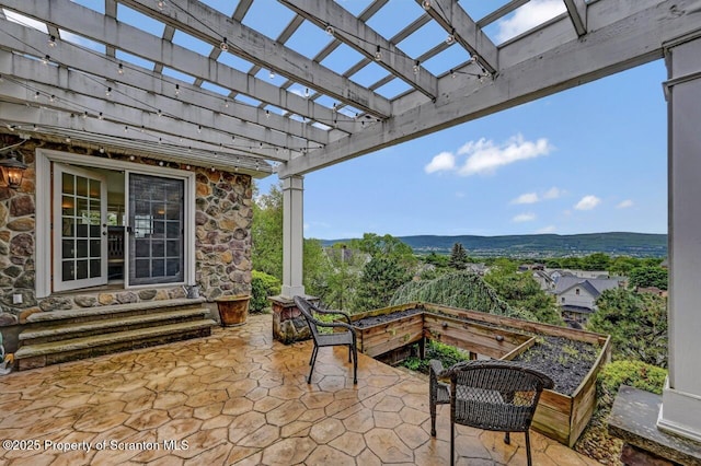 214 Oak St, Dunmore, PA 18512 - view of patio with a pergola