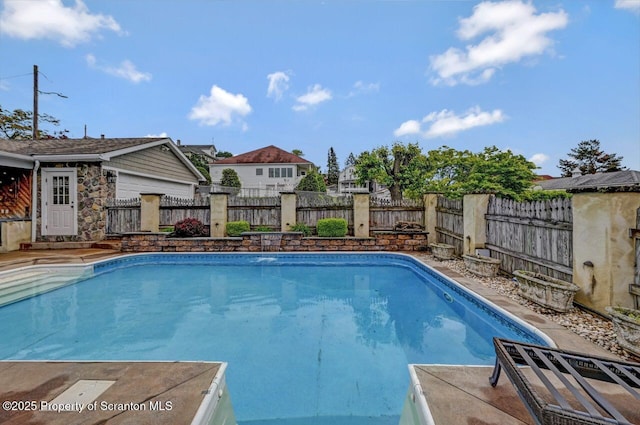 214 Oak St, Dunmore, PA 18512 - view of swimming pool with a fenced backyard