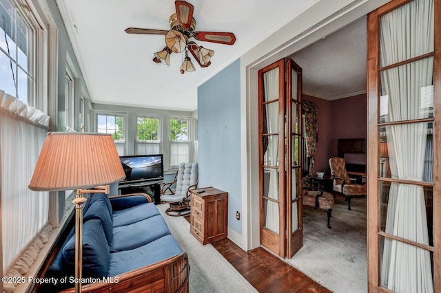 1614 Jefferson Ave, Dunmore, PA 18509 - sunroom with french doors