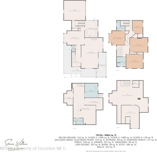 1614 Jefferson Ave, Dunmore, PA 18509 - floor plan / room layout