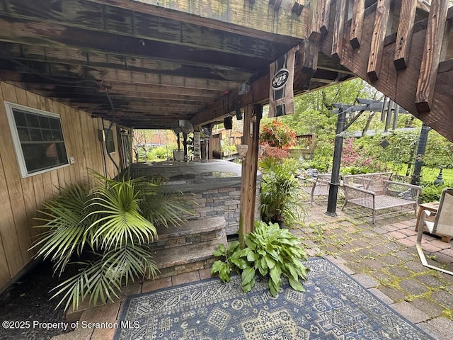 2119 Vacation Ln, Pocono Summit, PA 18346 - view of patio with a pergola