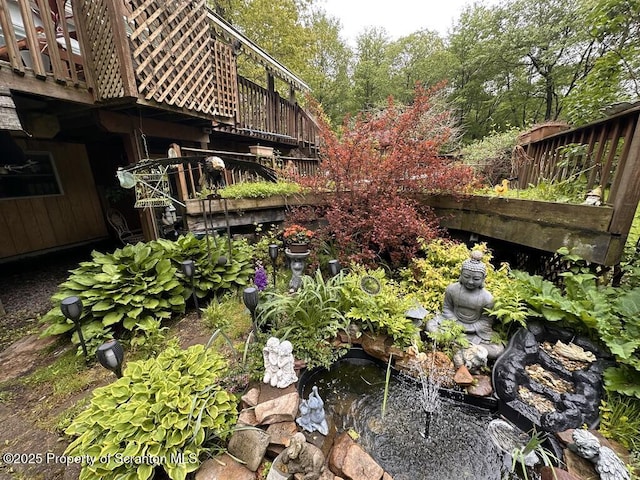 2119 Vacation Ln, Pocono Summit, PA 18346 - view of yard featuring a small pond