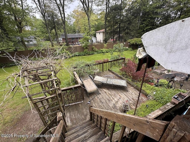 2119 Vacation Ln, Pocono Summit, PA 18346 - view of deck