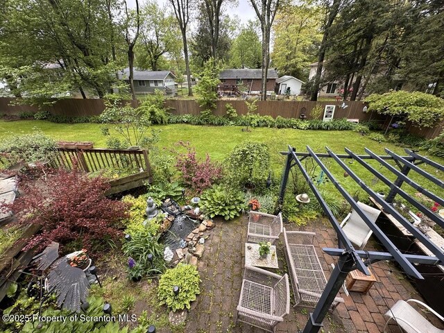 2119 Vacation Ln, Pocono Summit, PA 18346 - view of yard featuring a vegetable garden