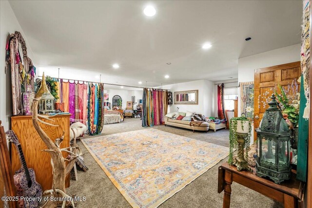 2119 Vacation Ln, Pocono Summit, PA 18346 - carpeted living room with recessed lighting