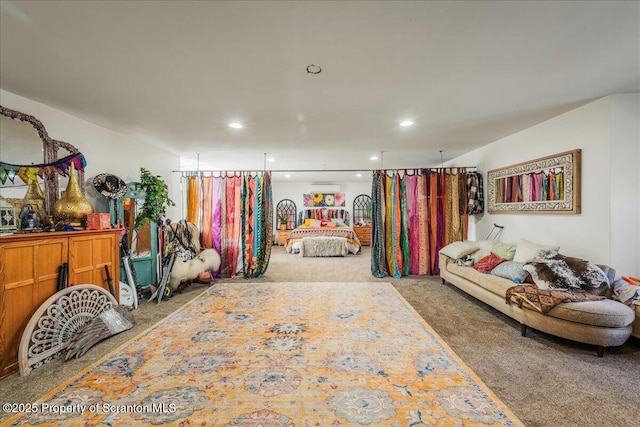 2119 Vacation Ln, Pocono Summit, PA 18346 - carpeted living room with recessed lighting