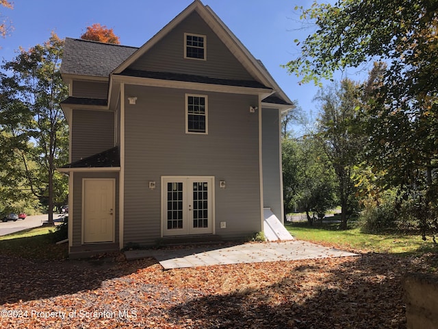 view of back of property