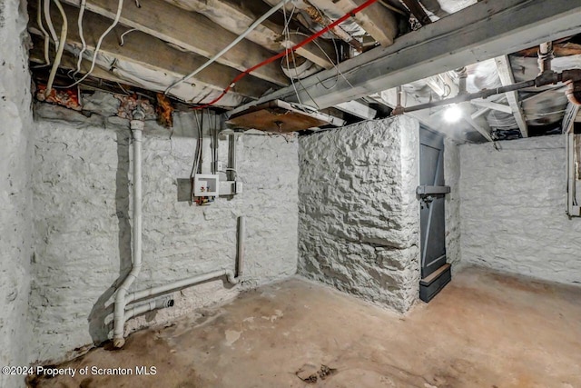 1319 Pine St, Scranton, PA 18510 - view of unfinished basement