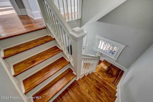 1319 Pine St, Scranton, PA 18510 - stairs featuring plenty of natural light