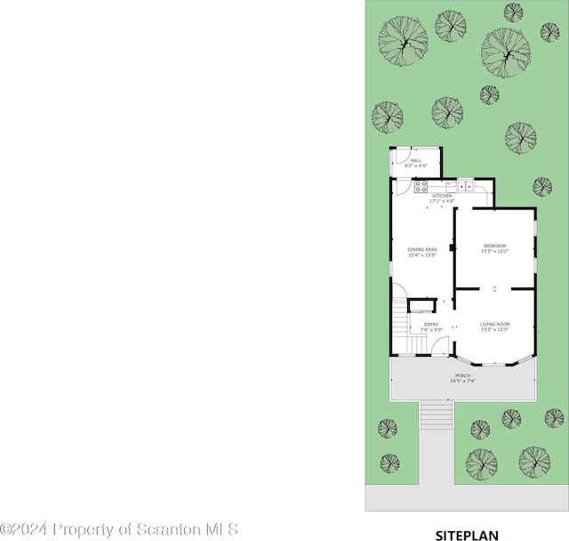 1319 Pine St, Scranton, PA 18510 - view of room layout