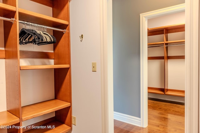 view of closet