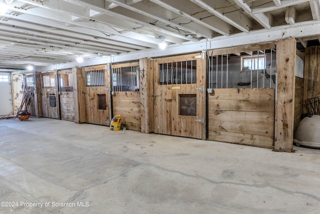 view of horse barn