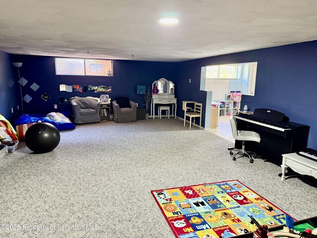 102 Bubernak Blvd, Old Forge, PA 18518 - recreation room with carpet floors