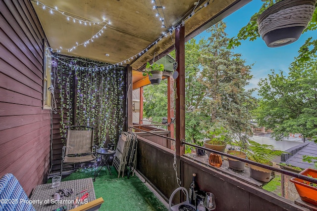 167 S Hyde Park Ave, Scranton, PA 18504 - unfurnished sunroom with rail lighting