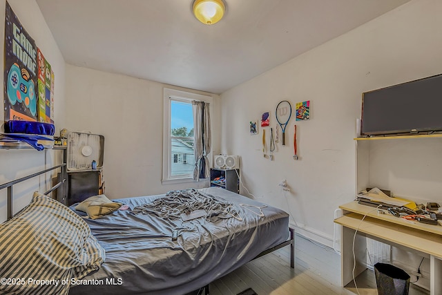 167 S Hyde Park Ave, Scranton, PA 18504 - bedroom with hardwood / wood-style floors and baseboards