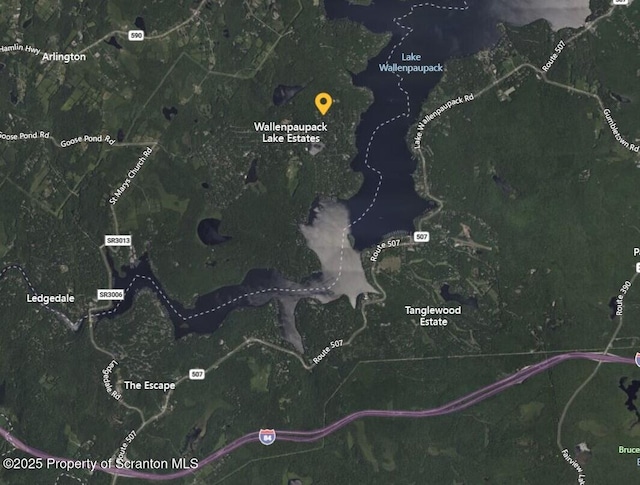 1029 Bear Trail Rd, Lake Ariel, PA 18436 - aerial map of property and surrounding area