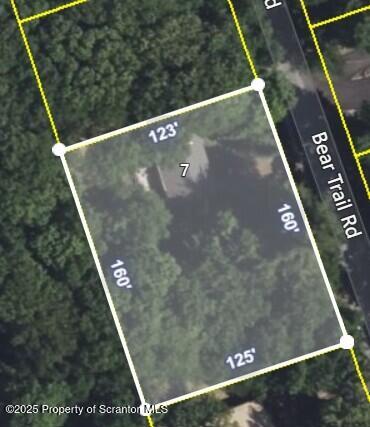 1029 Bear Trail Rd, Lake Ariel, PA 18436 - map of property location featuring property boundaries highlighted