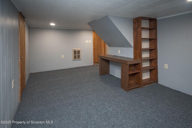 interior space with carpet floors