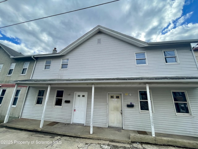 1211 Jackson St 1209-, Scranton, PA 18504 - view of property with covered porch