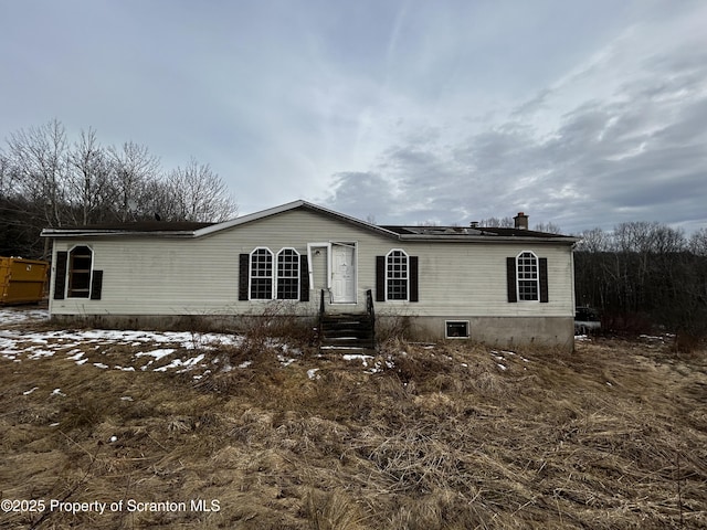 view of manufactured / mobile home