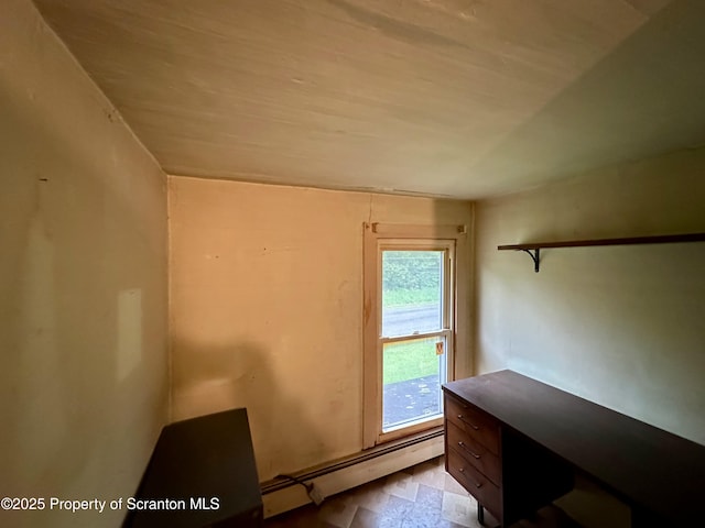 328 Stanek Rd, Meshoppen, PA 18630 - unfurnished office with a baseboard heating unit
