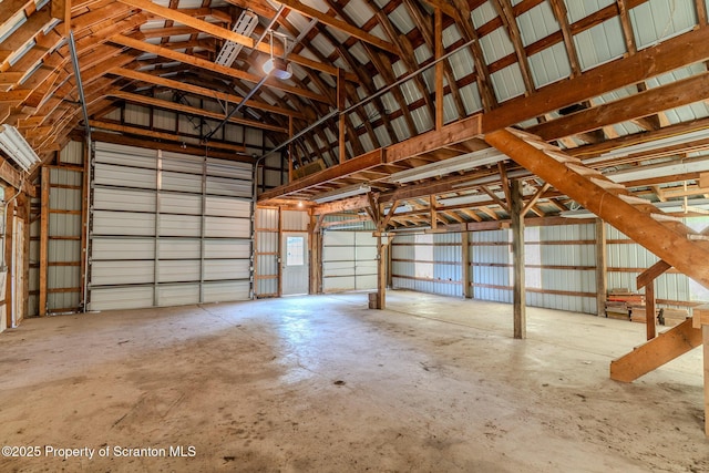 474 Tingley Lake Rd, New Milford, PA 18834 - garage featuring metal wall
