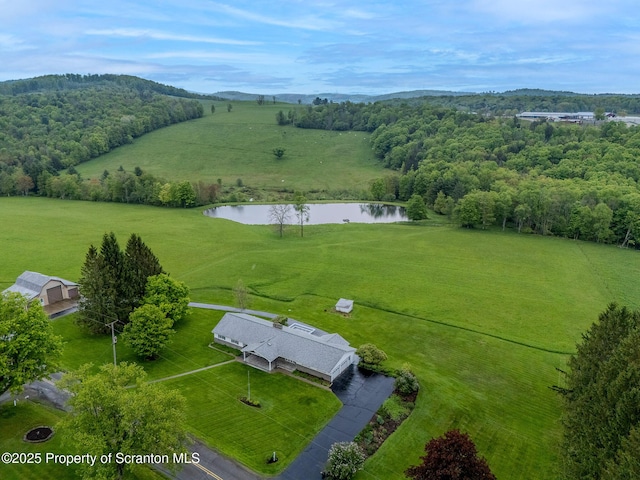 474 Tingley Lake Rd, New Milford, PA 18834 - aerial view of a large body of water