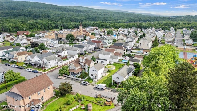 205 Lackawanna Ave, Duryea, PA 18642 - aerial view of residential area featuring a heavily wooded area