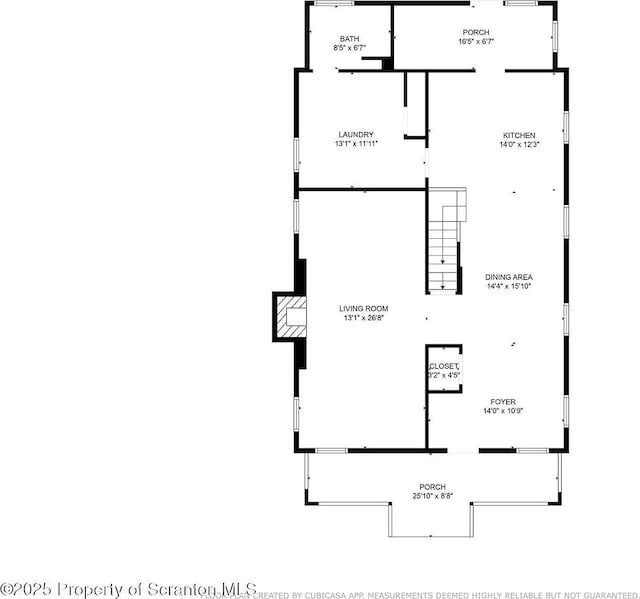 50 Humphrey St Unit 50-51, Old Forge, PA 18518 - view of home floor plan