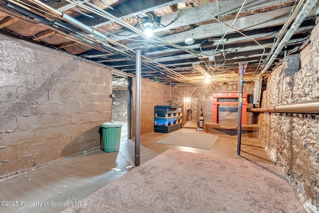 50 Humphrey St Unit 50-51, Old Forge, PA 18518 - view of unfinished basement