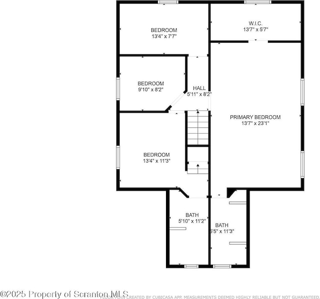 50 Humphrey St Unit 50-51, Old Forge, PA 18518 - view of property floor plan