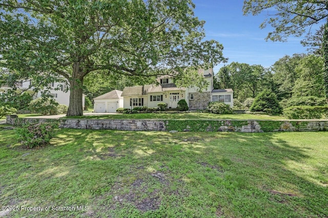 212 Lake Scranton Rd, Scranton, PA 18505 - view of front of house featuring a front yard and an attached garage