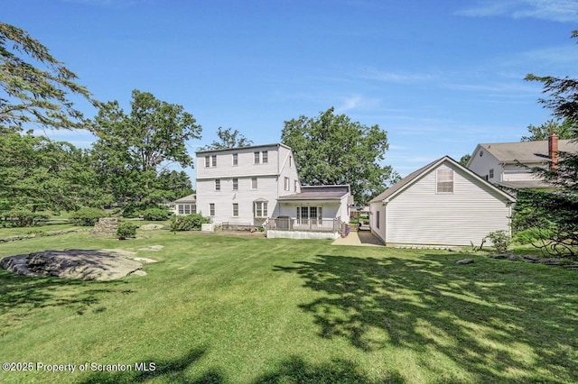 212 Lake Scranton Rd, Scranton, PA 18505 - back of property featuring a yard