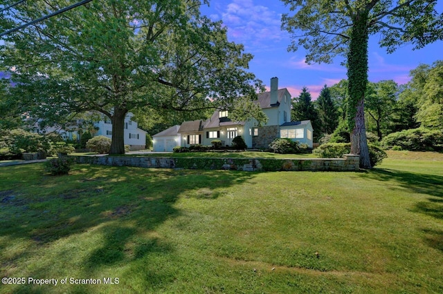 212 Lake Scranton Rd, Scranton, PA 18505 - yard at dusk featuring a yard