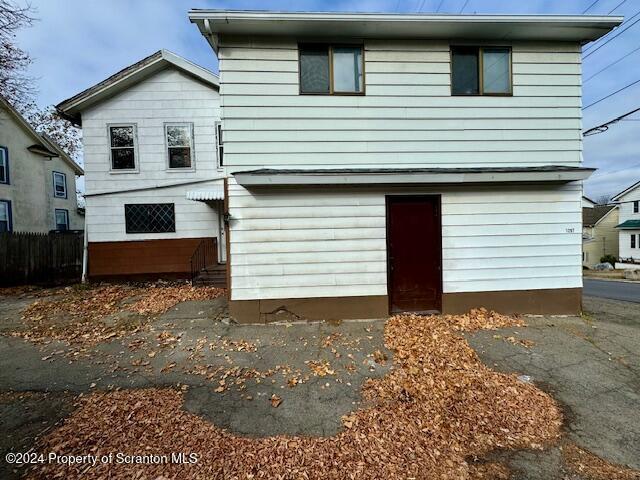 view of rear view of property