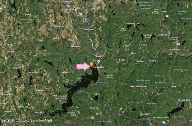 86 Paupack Point Rd, Hawley, PA 18428 - aerial map of property and surrounding area