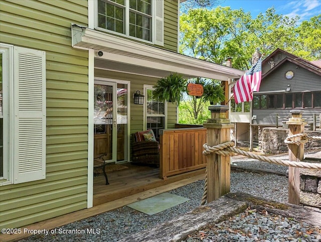86 Paupack Point Rd, Hawley, PA 18428 - view of porch
