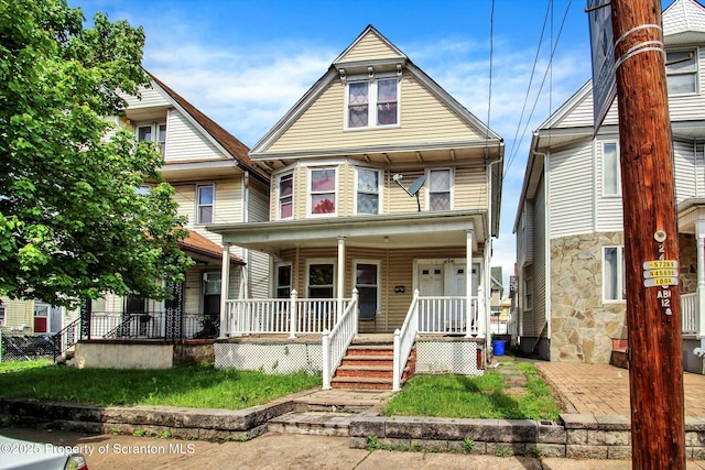 228 Pittston Ave, Scranton, PA 18505 - view of front of property with a porch