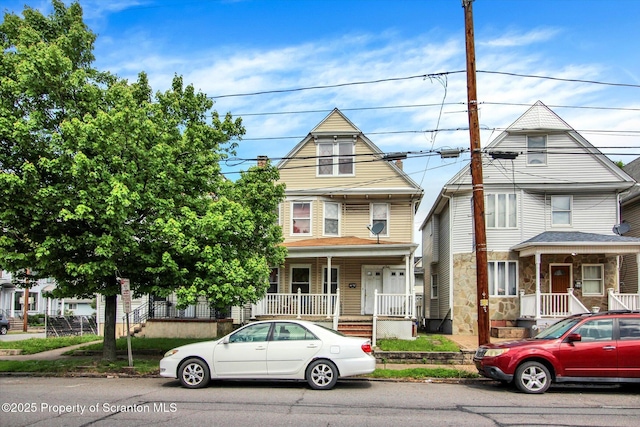 228 Pittston Ave, Scranton, PA 18505 - view of front facade featuring covered porch