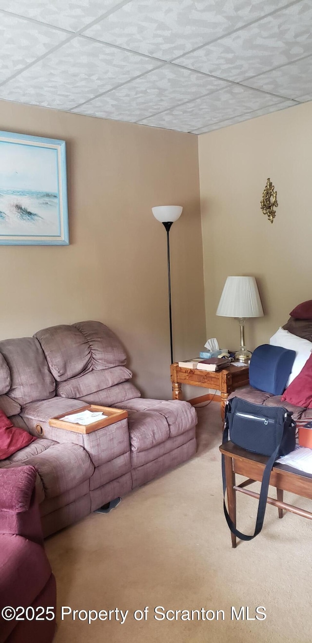 911 Prince St, Taylor, PA 18517 - view of carpeted living room